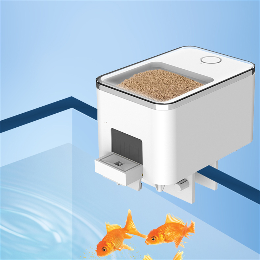 Aquarium Fish Big - WiFi スマート自動フィーダー水族館金魚タイミングフィーダー大容量アプリ制御給餌記録リマインド魚フィーダー