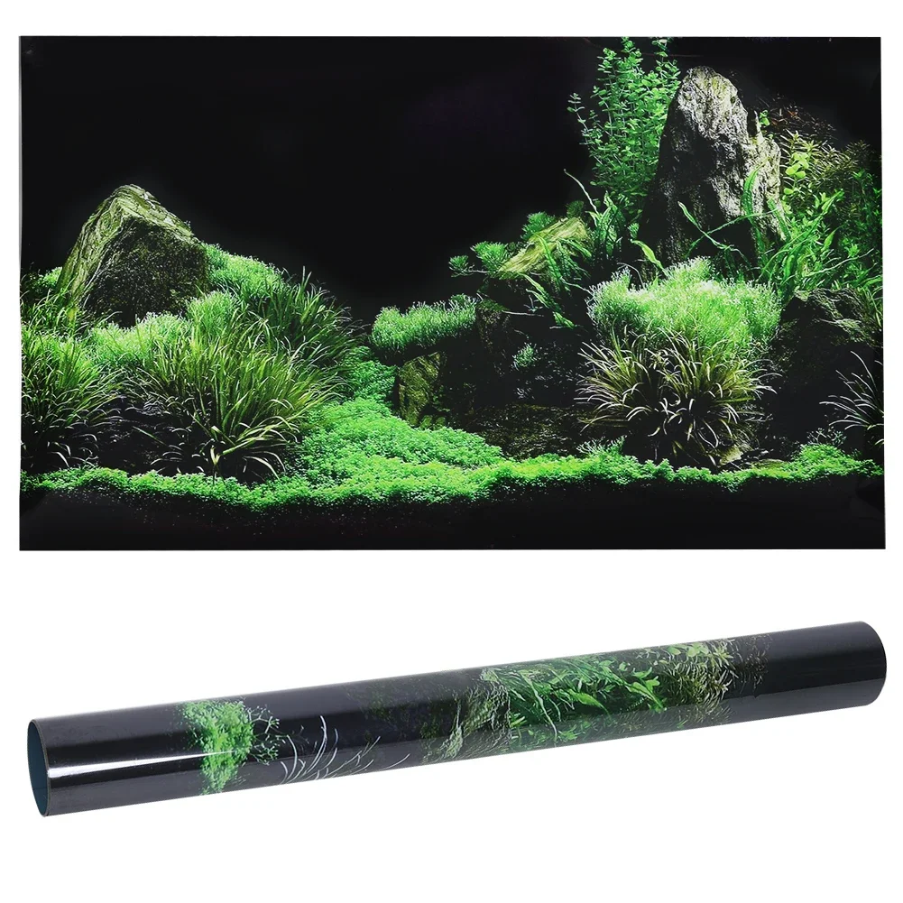 3D水族館のポスター,水槽の背景アクセサリー,海の植物,ポス - Aquarium Fish Poster のレビューと価格