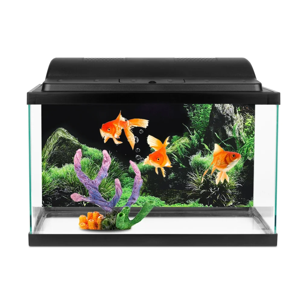 3D水族館のポスター,水槽の背景アクセサリー,海の植物,ポス - Aquarium Fish Poster のレビューと価格