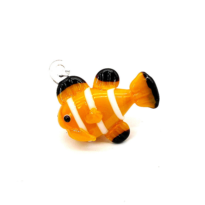 水槽装飾像アクセサリー手作りムラノガラスエイフィギュア飾り日 - Aquarium Fish Japan のレビューと価格