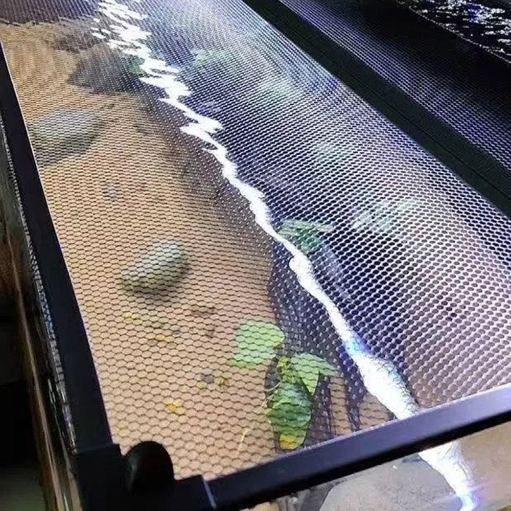頑丈な磁気式水槽蓋カバー DIY 簡単設置 水槽メッシュ蓋カ - Aquarium Fish Net のレビューと価格