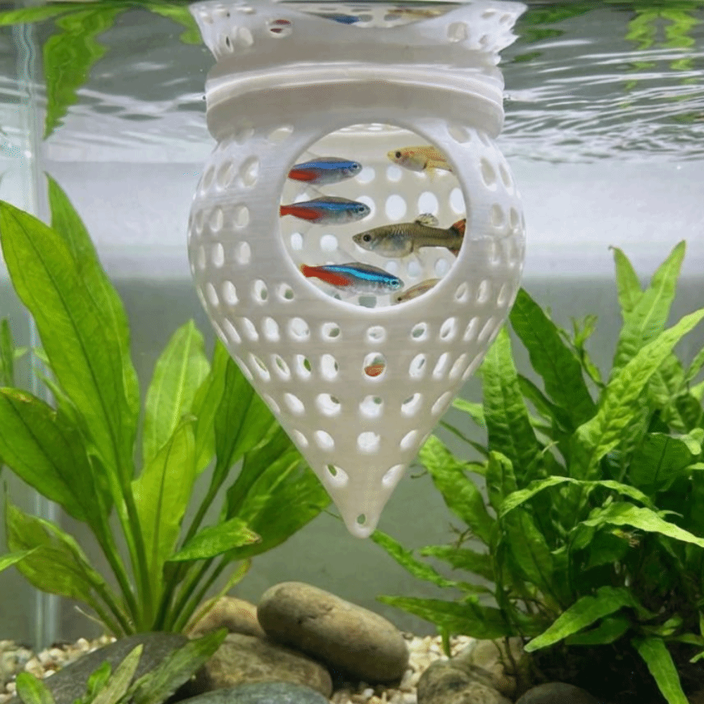3Dプリント製フローティングフィッシュハンモック隠れ家、中空 - Aquarium Fish Food のレビューと価格