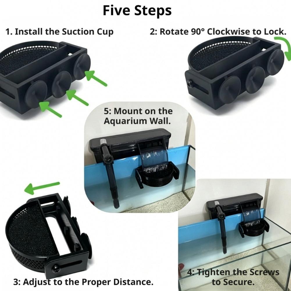    プレミアム水槽フィルターバッフル（吸盤付き）、水槽フ - Aquarium Fish Waste Collector のレビューと価格