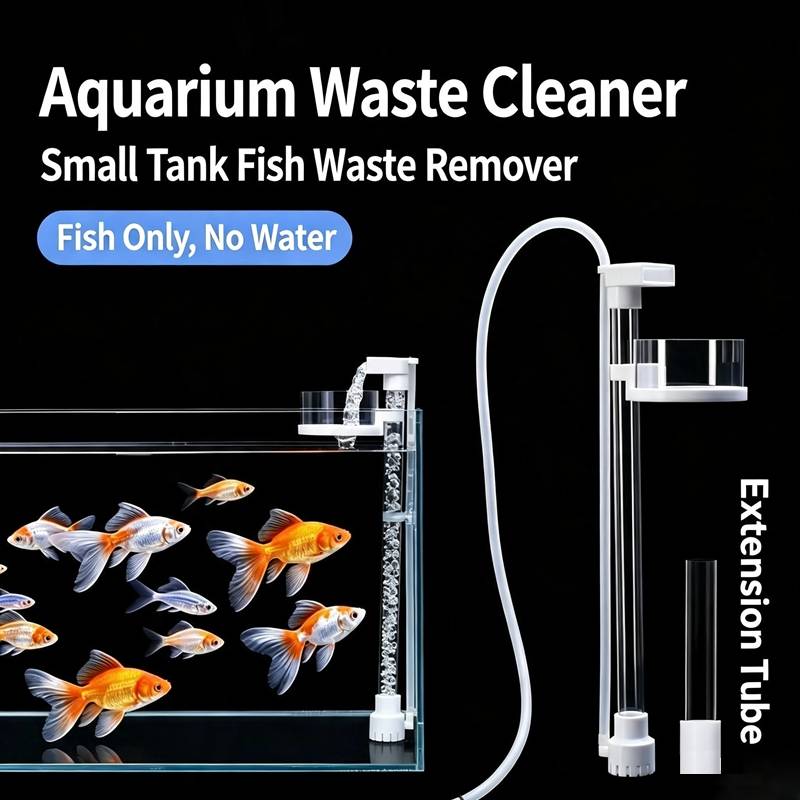 取り外し可能なエアリフト水槽魚糞コレクターうんちクリーナー水 - Aquarium Fish Waste Collector のレビューと価格