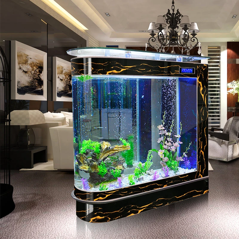 弾丸水槽水族館大型魚グローブパーティション生態ガラス水槽バー - Aquarium Fish Big のレビューと価格