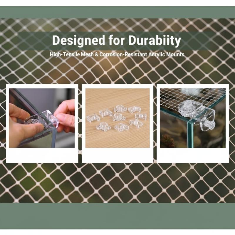 1 個の水槽ネットアンチジャンプガードペットバルコニーネット - Aquarium Fish Net のレビューと価格