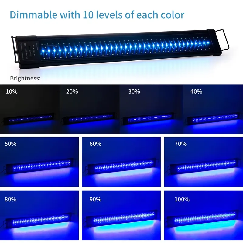 LEDプログラマブル水槽ライトタイマー（75cm水槽用）40 - Aquarium Fish Lamp のレビューと価格