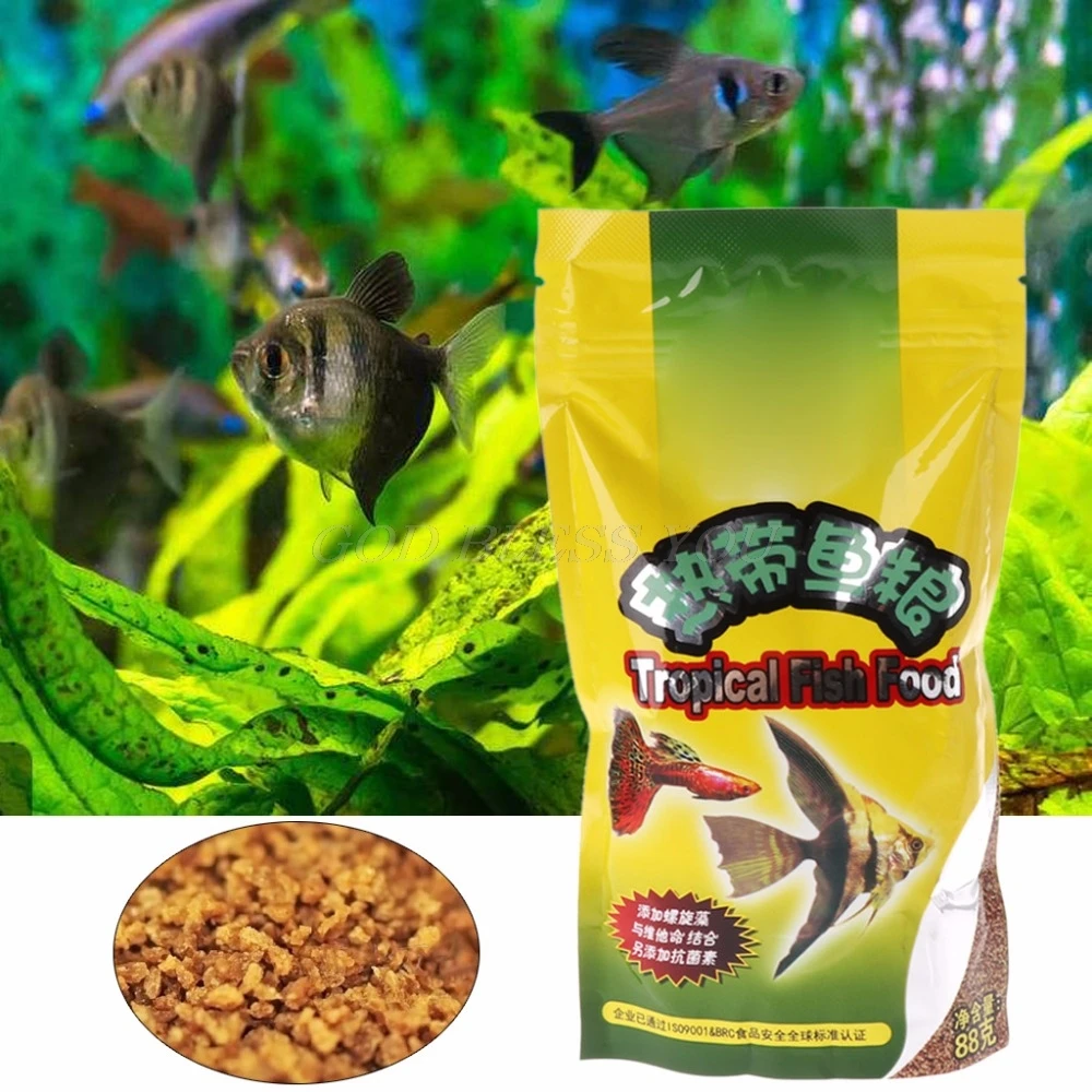 水族館タンク 熱帯魚の餌 小魚の餌 穀物 88g おいしい餌 - Aquarium Fish Food のレビューと価格
