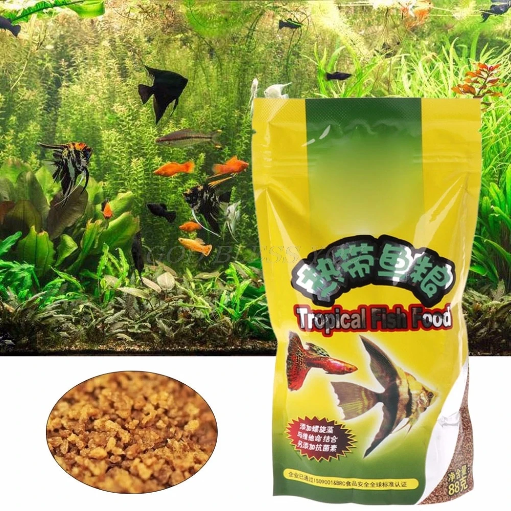 水族館タンク 熱帯魚の餌 小魚の餌 穀物 88g おいしい餌 - Aquarium Fish Food のレビューと価格