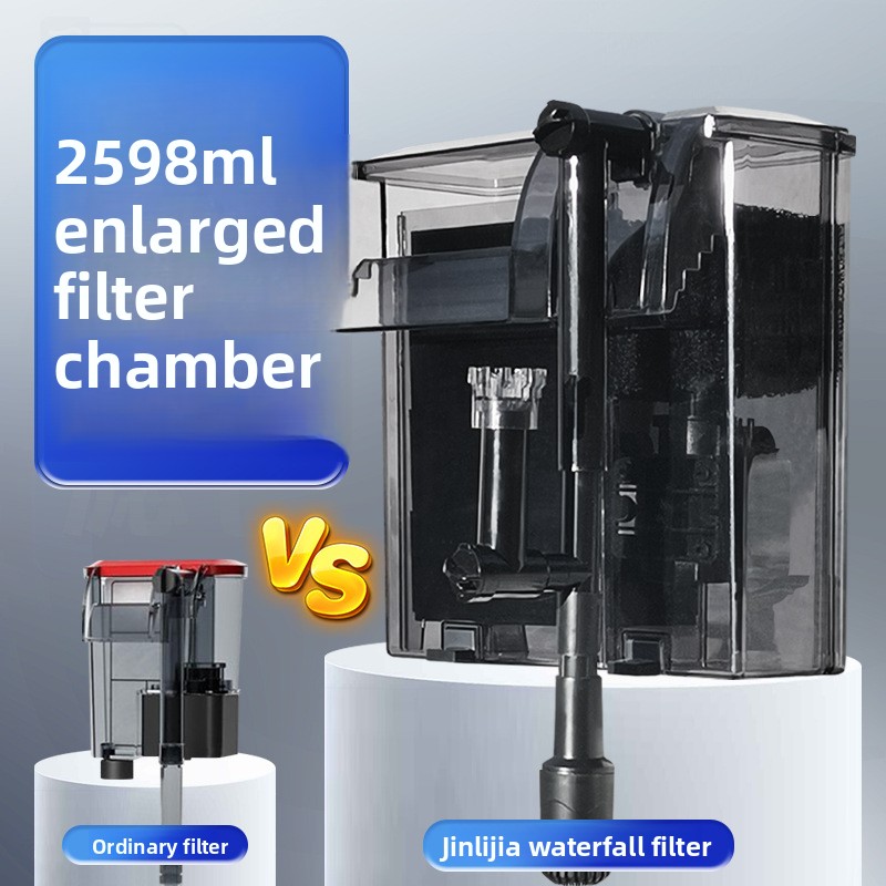 水槽フィルター三役一体型浄水循環滝小型外部養殖用酸素供給ウォ - Aquarium Fish Waste Collector のレビューと価格