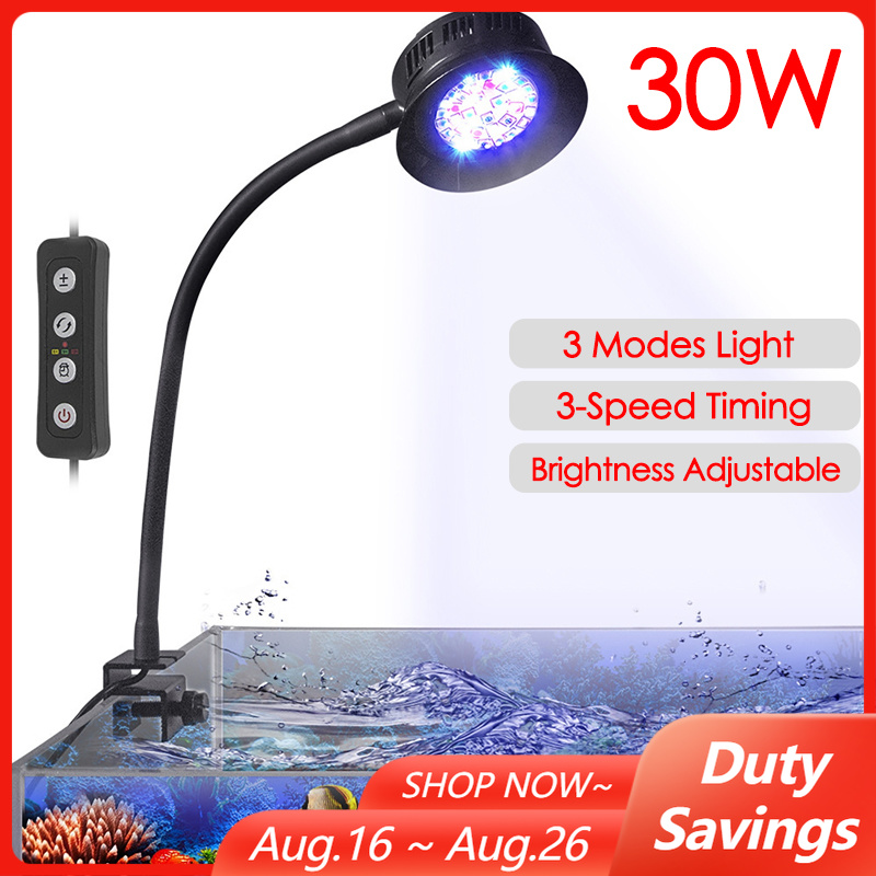 30 ワット水族館の水槽海水海水マリンサンゴ礁 LED と植 - Aquarium Fish Lamp のレビューと価格