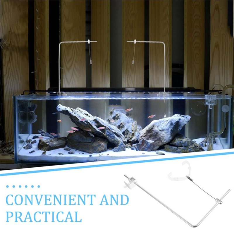 AB41-2個入り水槽ライトラックアルミブラケットクリップ付 - Aquarium Fish Lamp のレビューと価格