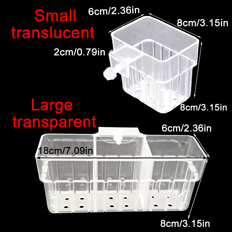水槽用透明水耕栽培バスケット 壁掛け式上陸植物スタンド -  - Aquarium Fish Big のレビューと価格