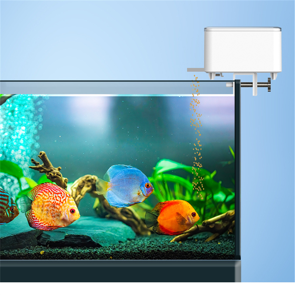 WiFi スマート自動フィーダー水族館金魚タイミングフィーダ - Aquarium Fish Big のレビューと価格