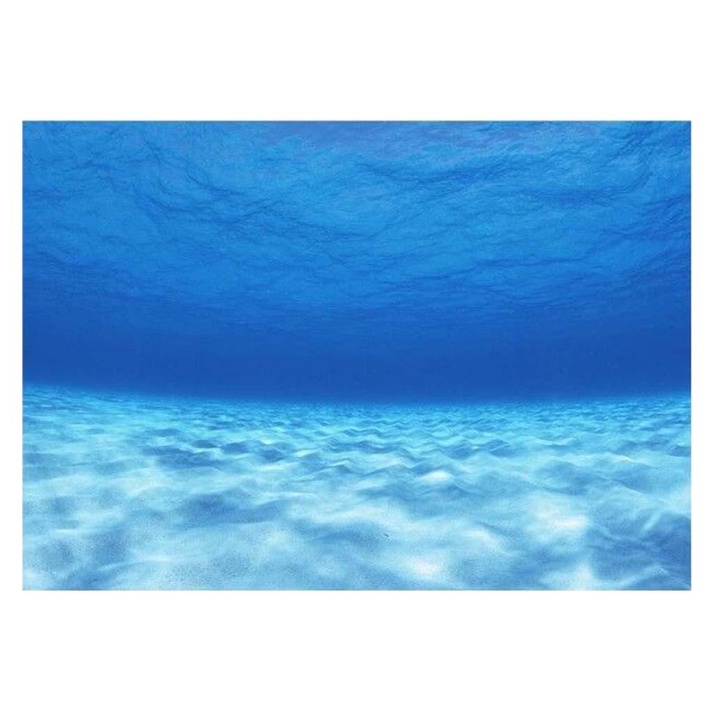 サイド装飾水族館背景ポスター魚背景静電気ステッカー、海底世界 - Aquarium Fish Poster のレビューと価格
