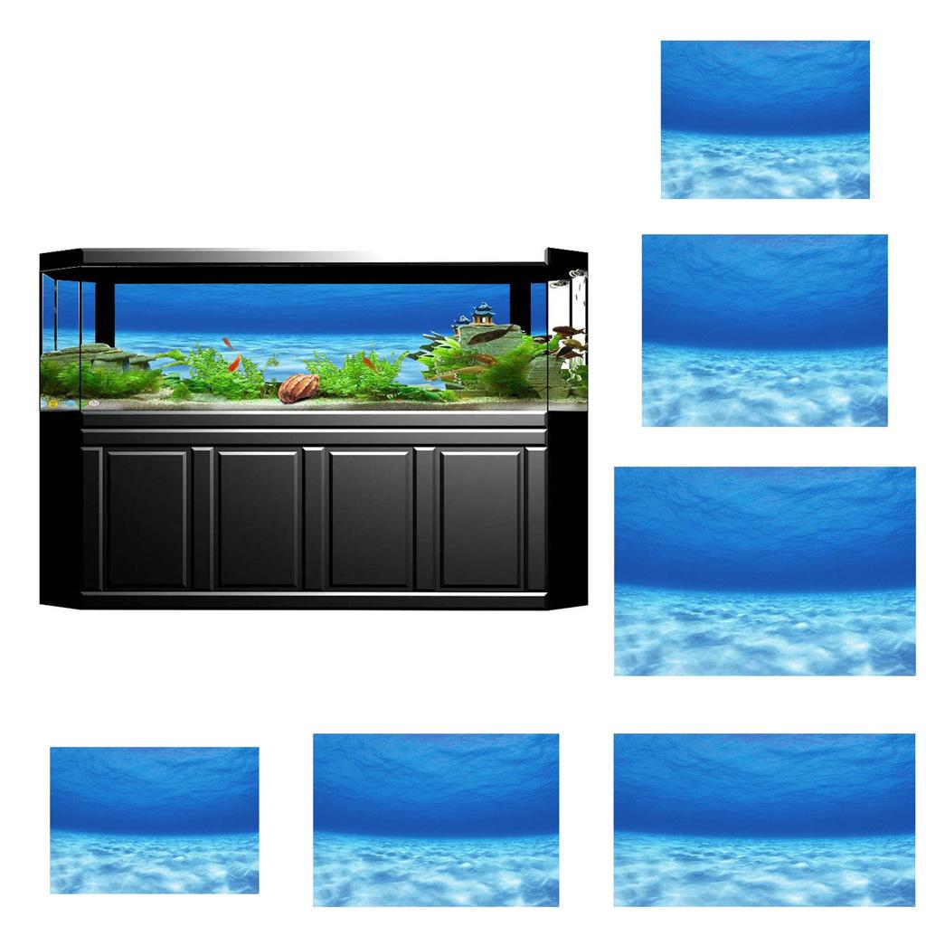 サイド装飾水族館背景ポスター魚背景静電気ステッカー、海底世界 - Aquarium Fish Poster のレビューと価格