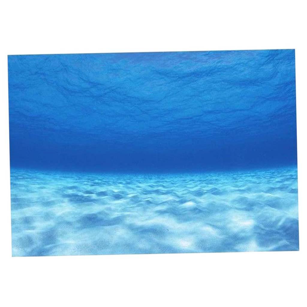 サイド装飾水族館背景ポスター魚背景静電気ステッカー、海底世界 - Aquarium Fish Poster のレビューと価格