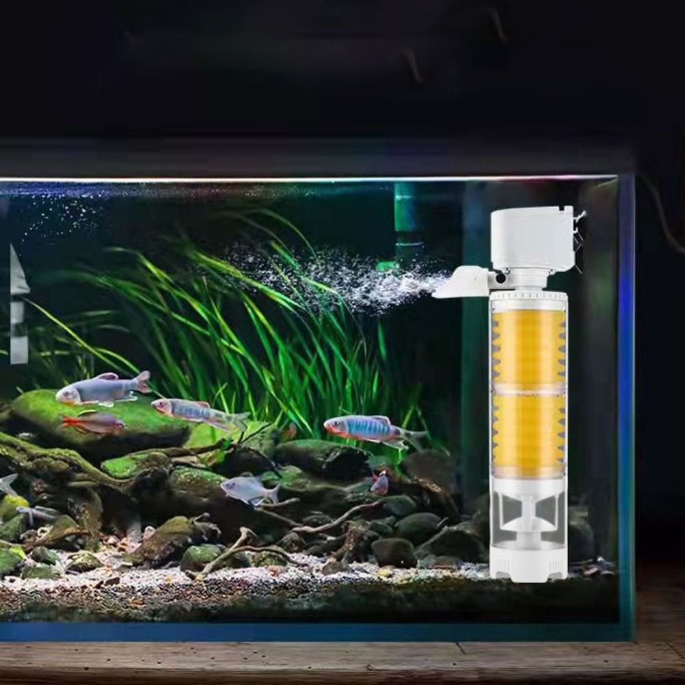 ミュートフィッシュタンク内蔵フィルター取り外し可能な魚の糞コ - Aquarium Fish Waste Collector のレビューと価格