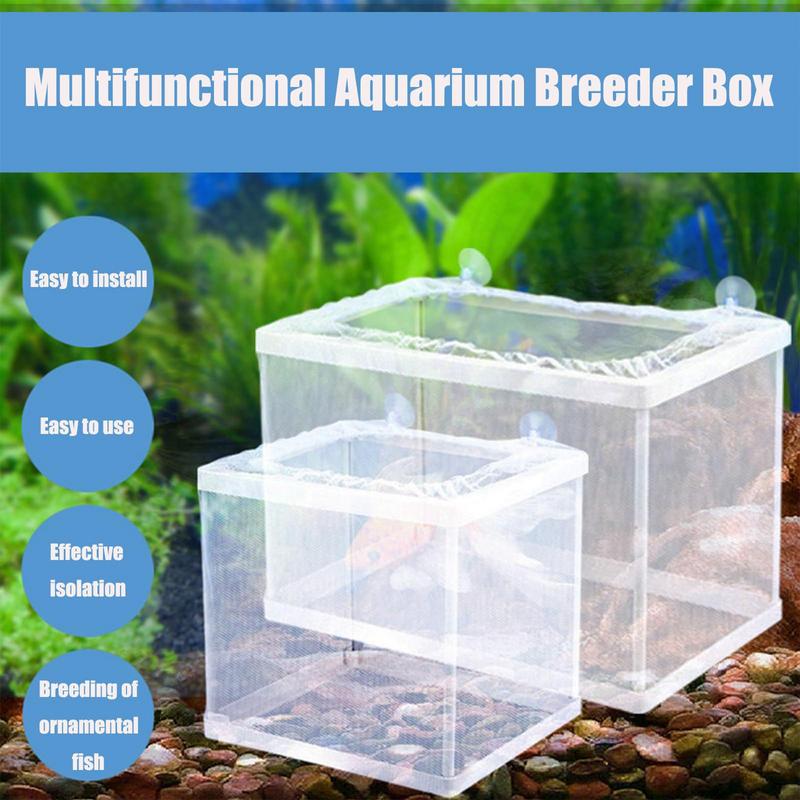 吸引付き魚飼育箱、水族館孵化器、メッシュボックス、稚魚分離ネ - Aquarium Fish Net のレビューと価格