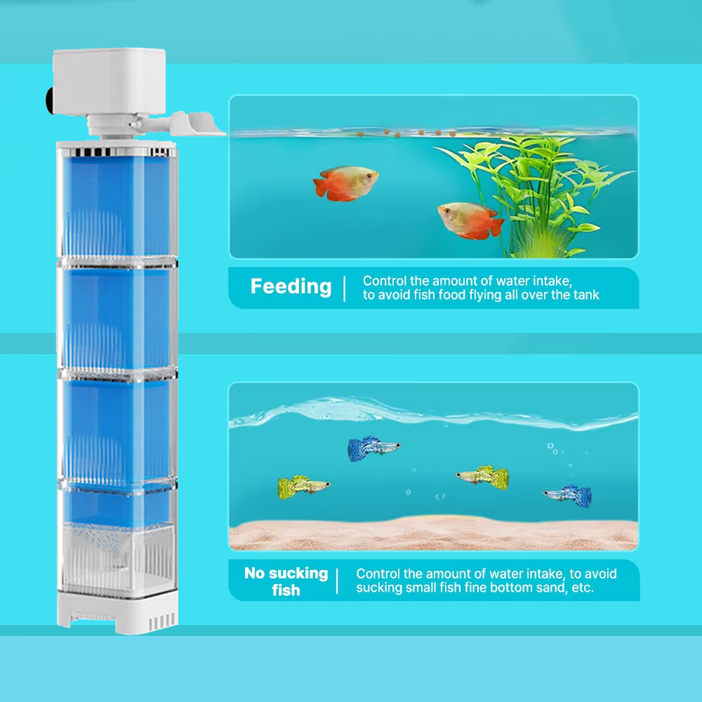 水族館フィルターポンプ水槽水中サイレント空気酸素エアレーター - Aquarium Fish Waste Collector のレビューと価格