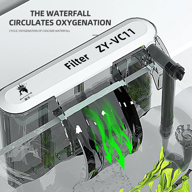 110V 220V 水族館フィルター 壁掛け水槽フィルター  - Aquarium Fish Waste Collector のレビューと価格